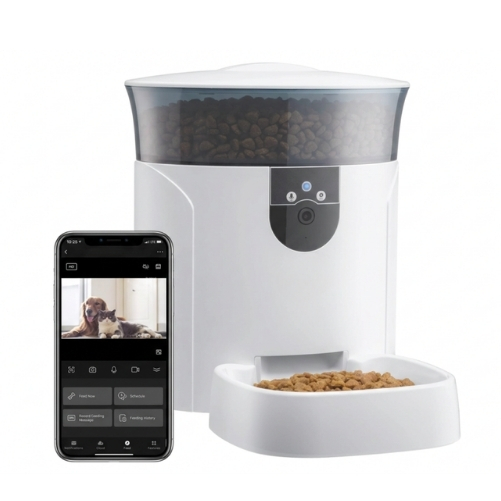 Smart pet camera + treat dispenser