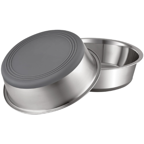 Stainless steel food & water bowl set